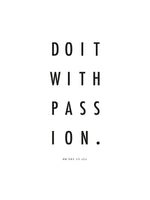Poster: Do it with passion, by Discontinued products