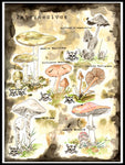 Poster: Deadly mushrooms, by Ateljé Enström