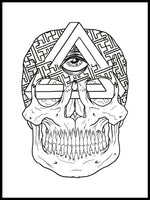 Poster: Skull 1, by Ateljé Enström