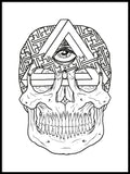 Poster: Skull 1, by Ateljé Enström