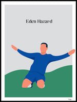 Poster: Eden Hazard, by Tim Hansson