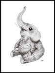 Poster: Elephant, by Tvinkla