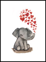 Poster: elephantlove, by Lindblom of Sweden