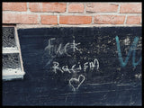 Poster: F-ck racism, by Discontinued products