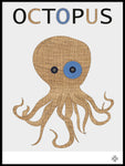 Poster: Fabric Octopus, by Paperago