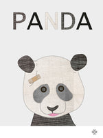 Poster: Fabric Panda, by Paperago