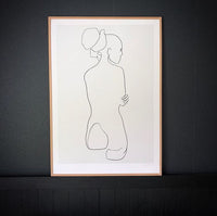 Poster: Female lines I, by Jörgen Hansson Art