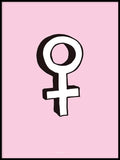 Poster: Female, pink, by Discontinued products