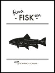 Poster: Fina fisken, by Ateljé Spektrum - Linn Köpsell