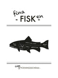 Poster: Fina fisken, by Ateljé Spektrum - Linn Köpsell