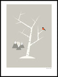 Poster: Mountain birch, by Fröken Fräken Form