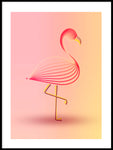 Poster: Flamingo, by Jeanett Silwärn
