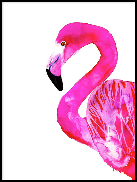 Poster: Flamingo, by Sofie Rolfsdotter