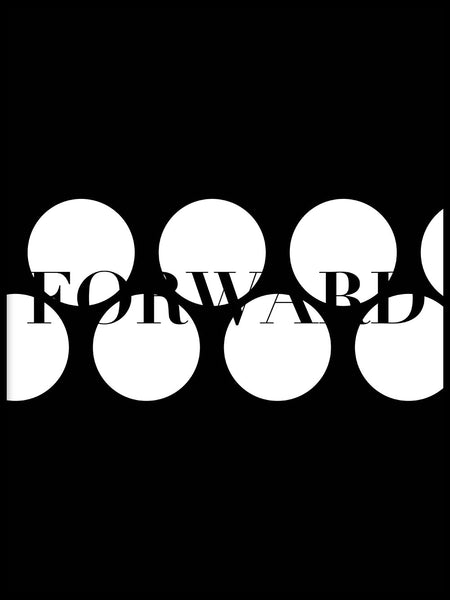 Poster: Forward, black, by Esteban Donoso