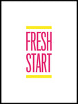 Poster: Fresh Start, by Esteban Donoso