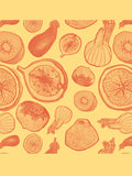 Poster: Fruits and Yellow, by Fia-Maria