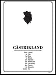 Poster: Gästrikland, by Caro-lines