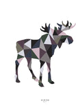 Poster: Geometric Moose, by Discontinued products