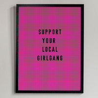 Poster: Girlgang, by Grafiska huset