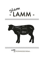Poster: Glamlamm, by Ateljé Spektrum - Linn Köpsell