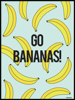 Poster: Go Bananas!, by Fröken Form