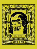 Poster: Gorilla Brades Yellow, by Grafiska huset