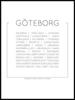 Poster: Göteborg, by Lucky Me Studios