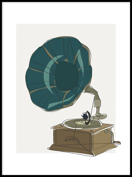 Poster: Gramophone, by LIWE