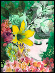 Poster: Green flowers, by Nancy Helena Berggren