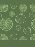 Poster: Green lemons, by Fia-Maria