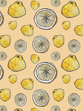 Poster: Yellow lemon, by Fia-Maria