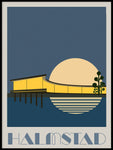 Poster: Halmstad Stadsbibliotek, by Martin Bergman