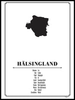 Poster: Hälsingland, by Caro-lines