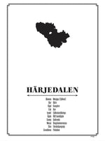 Poster: Härjedalen, by Caro-lines