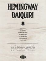 Poster: Hemingway Daiquiri, by Discontinued products