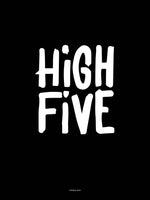 Poster: High Five, black, by Discontinued products