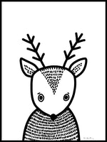 Poster: Deer Buddy, by Anna Grundberg