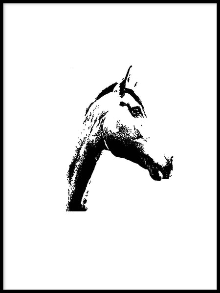 Poster: Horse, by Sofie Staffans-Lytz