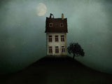 Poster: House with view, by Majali Design & Illustration