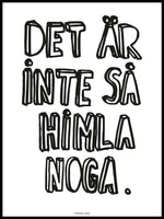 Poster: Inte så noga, by Discontinued products