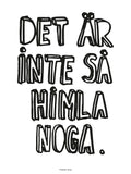Poster: Inte så noga, by Discontinued products