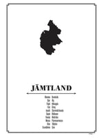 Poster: Jämtland, by Caro-lines