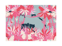 Poster: Jungle Pink, by Discontinued products