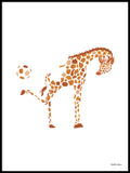 Poster: Kicking Giraffe, by Discontinued products