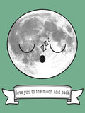 Poster: Kids Moon, by Grafiska huset