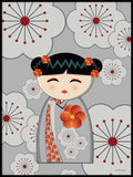 Poster: Kokeshi Dolls #16, by PIEL Design