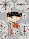 Poster: Kokeshi Dolls #16, by PIEL Design