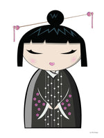Poster: Kokeshi Dolls #9, by PIEL Design