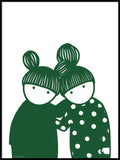 Poster: Friendship Green, by Anna Grundberg