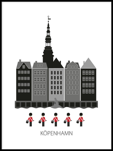 Poster: Köpenhamn, by Forma Nova